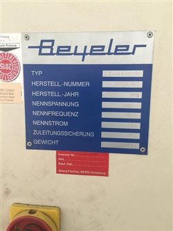 BEYELER EURO III 150x3100